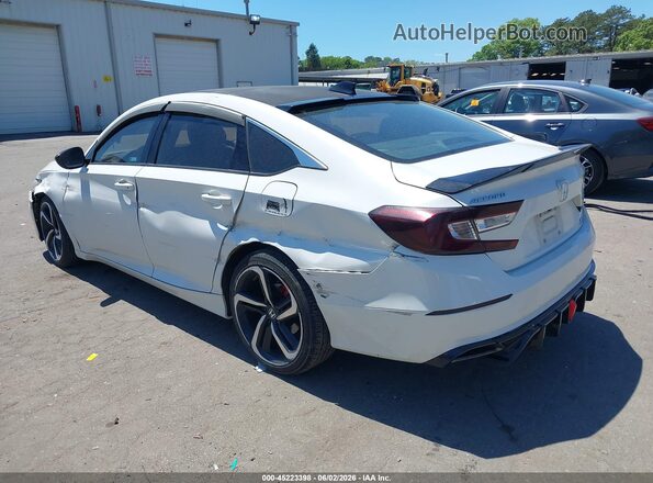 1HGCV1F4XMA031952 2021 HONDA ACCORD White Tył lewy