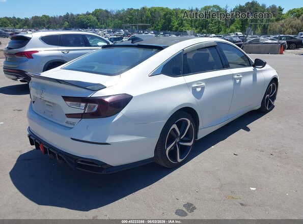 1HGCV1F4XMA031952 2021 HONDA ACCORD White Tył prawy