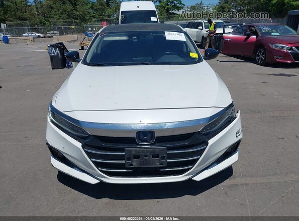 1HGCV1F4XMA031952 2021 HONDA ACCORD White Widok zestawu wskaźników