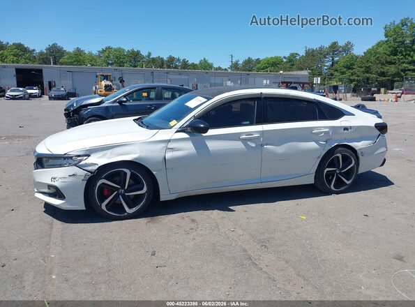 1HGCV1F4XMA031952 2021 HONDA ACCORD White Widok wnętrza 360 stopni