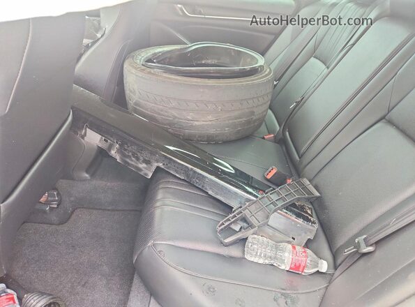 1HGCV1F4XMA034785 2021 HONDA ACCORD Black Widok wnętrza z tyłu