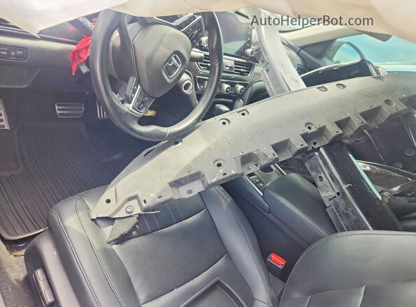 1HGCV1F4XMA034785 2021 HONDA ACCORD Black Widok deski rozdzielczej