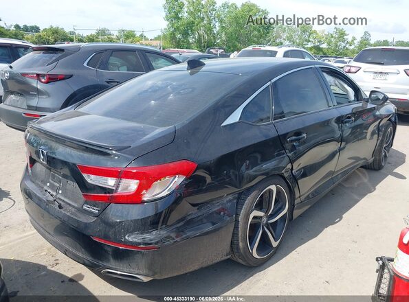 1HGCV1F4XMA086529 2021 HONDA ACCORD Black 