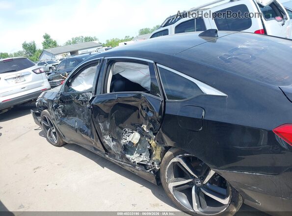 1HGCV1F4XMA086529 2021 HONDA ACCORD Black 