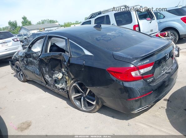 1HGCV1F4XMA086529 2021 HONDA ACCORD Black 