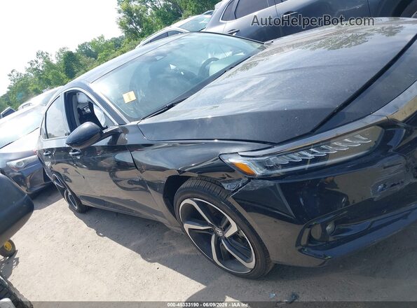 1HGCV1F4XMA086529 2021 HONDA ACCORD Black 