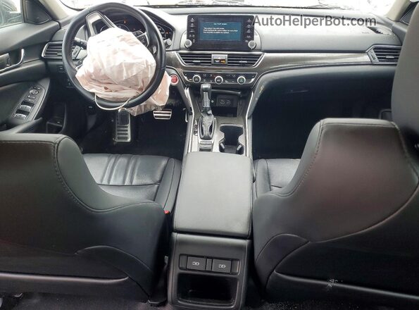 1HGCV1F4XNA094910 2022 HONDA ACCORD Silver Dashboard view
