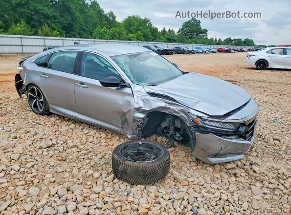 1HGCV1F4XNA094910 2022 HONDA ACCORD Silver Front right