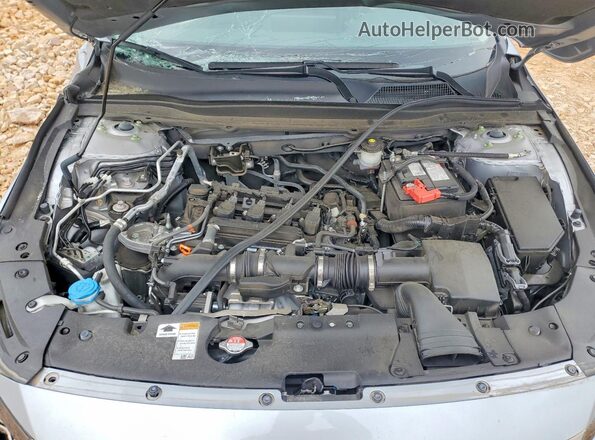 1HGCV1F4XNA094910 2022 HONDA ACCORD Silver Rear interior view