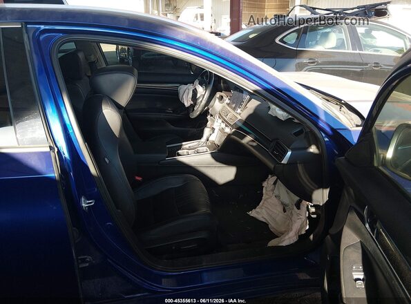 1HGCV1F4XNA112614 2022 HONDA ACCORD Blue Front interior view