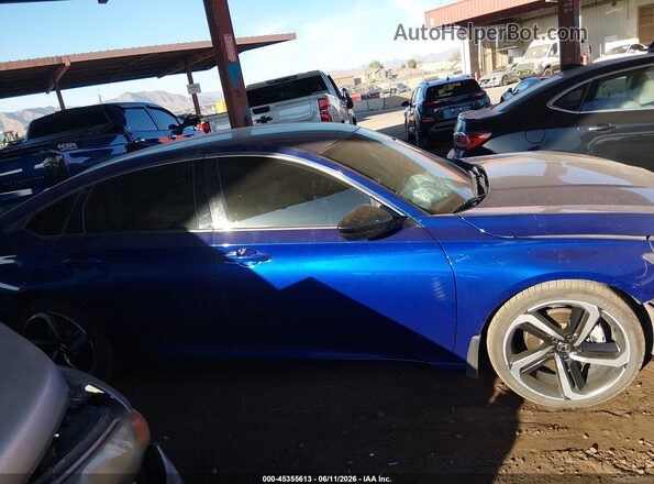 1HGCV1F4XNA112614 2022 HONDA ACCORD Blue 360 interior view