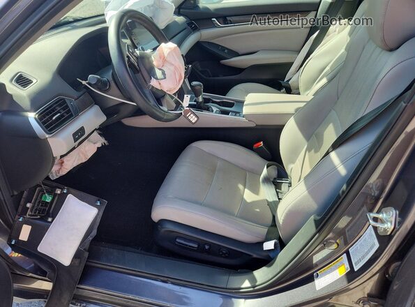 1HGCV1F50JA010533 2018 HONDA ACCORD Серый 