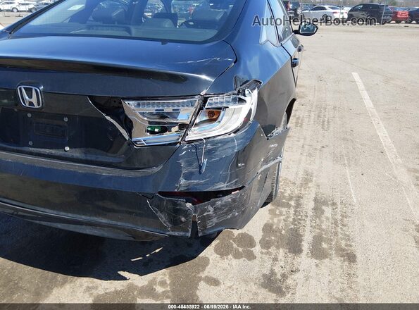 1HGCV1F50JA214538 2018 HONDA ACCORD Черный Вид спереди