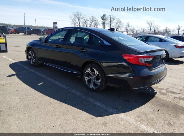 1HGCV1F50JA214538 2018 HONDA ACCORD Черный Задняя левая четверть