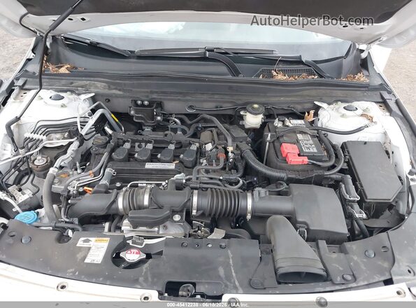 1HGCV1F50KA128728 2019 HONDA ACCORD White Rear view