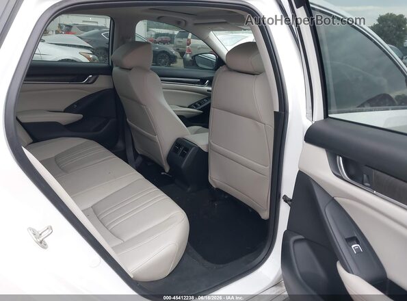 1HGCV1F50KA128728 2019 HONDA ACCORD White VIN sticker view