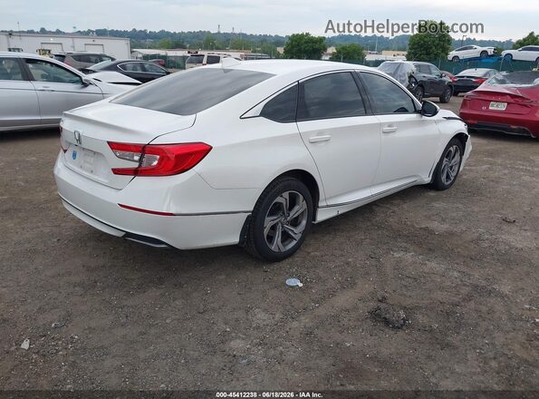 1HGCV1F50KA128728 2019 HONDA ACCORD White Rear right