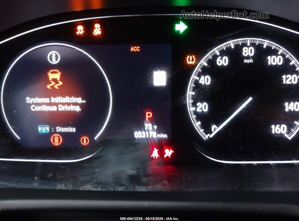1HGCV1F50KA128728 2019 HONDA ACCORD White 360 interior view
