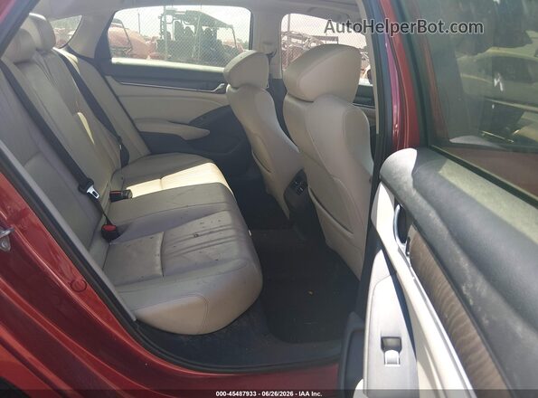 1HGCV1F51JA095169 2018 HONDA ACCORD Beige Vista de la etiqueta del VIN