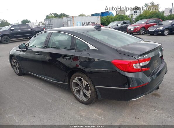 1HGCV1F51JA098377 2018 HONDA ACCORD Black Սալոնի 360 աստիճան տեսք