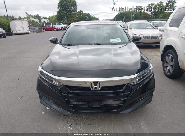 1HGCV1F51JA098377 2018 HONDA ACCORD Black Սարքավորումների վահանակի տեսք