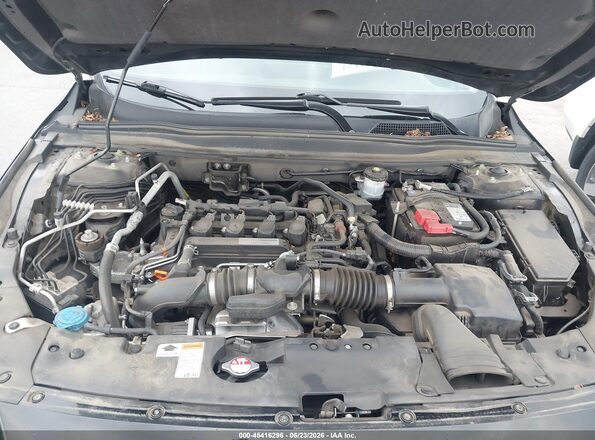 1HGCV1F51JA098377 2018 HONDA ACCORD Black Հետևի տեսք