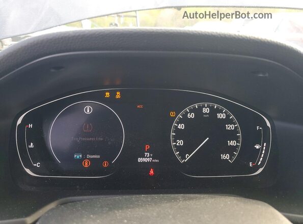 1HGCV1F51JA119034 2018 HONDA ACCORD Blue Widok zestawu wskaźników