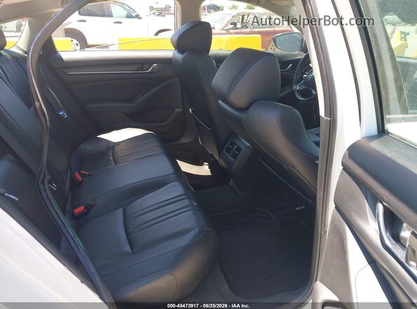 1HGCV1F51JA234166 2018 HONDA ACCORD White Vista de la etiqueta del VIN