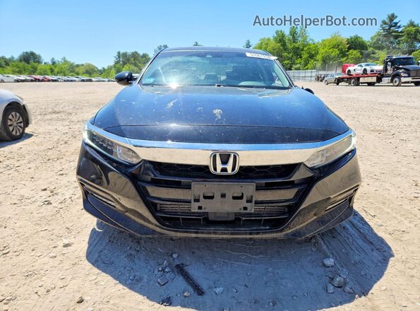 1HGCV1F51LA099497 2020 HONDA ACCORD Black წინა ხედი