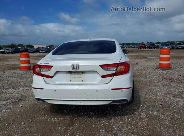 1HGCV1F51MA026857 2021 HONDA ACCORD White უკანა ხედი