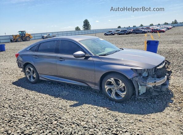 1HGCV1F52KA075739 2019 HONDA ACCORD Charcoal წინა მარჯვენა