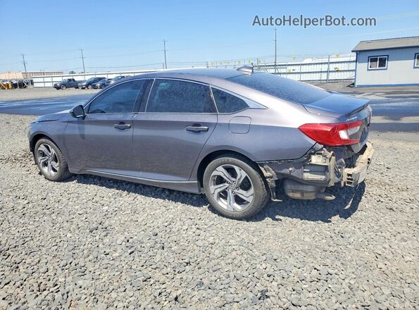 1HGCV1F52KA075739 2019 HONDA ACCORD Charcoal უკანა მარცხენა