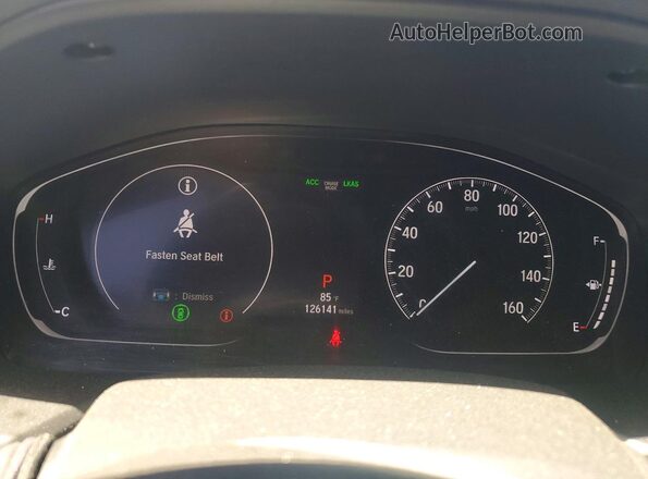 1HGCV1F52KA075739 2019 HONDA ACCORD Charcoal ხელსაწყოთა პანელის ხედი