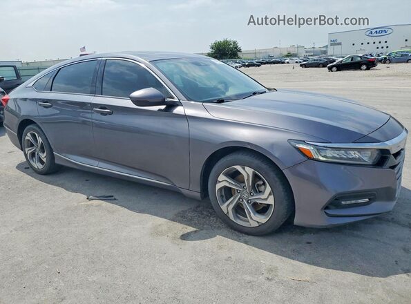 1HGCV1F52KA083842 2019 HONDA ACCORD Gray 