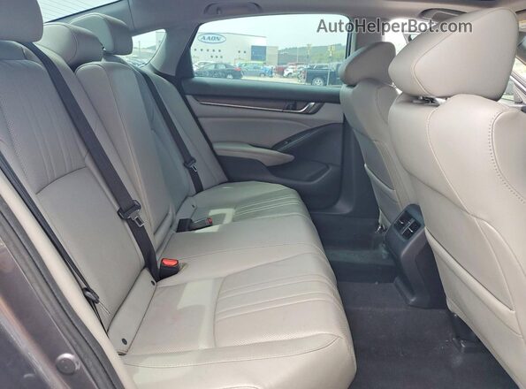 1HGCV1F52KA083842 2019 HONDA ACCORD Gray 