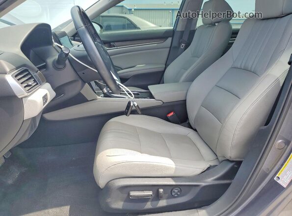 1HGCV1F52KA083842 2019 HONDA ACCORD Gray 