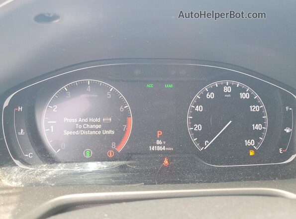 1HGCV1F52KA083842 2019 HONDA ACCORD Gray 
