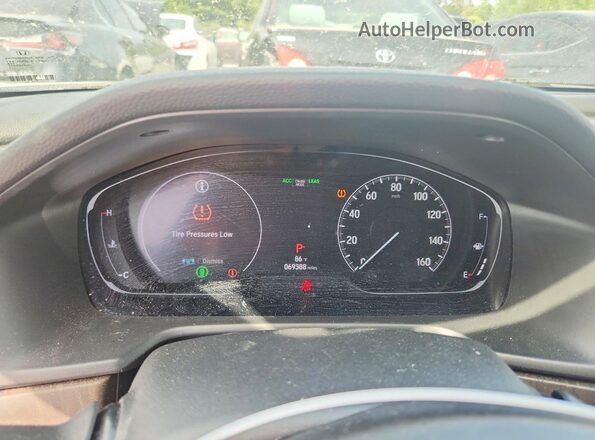 1HGCV1F52KA112434 2019 HONDA ACCORD Silver Instrument cluster view