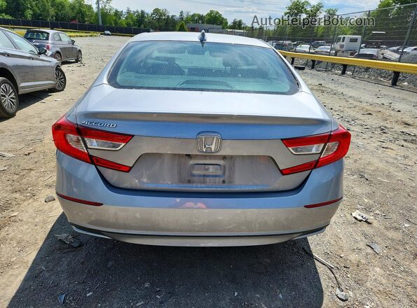 1HGCV1F52KA112434 2019 HONDA ACCORD Silver Rear view