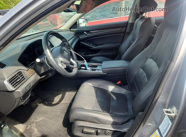 1HGCV1F52KA112434 2019 HONDA ACCORD Silver Front interior view