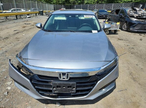 1HGCV1F52KA112434 2019 HONDA ACCORD Silver Front view