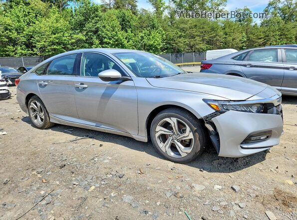1HGCV1F52KA112434 2019 HONDA ACCORD Silver Front right
