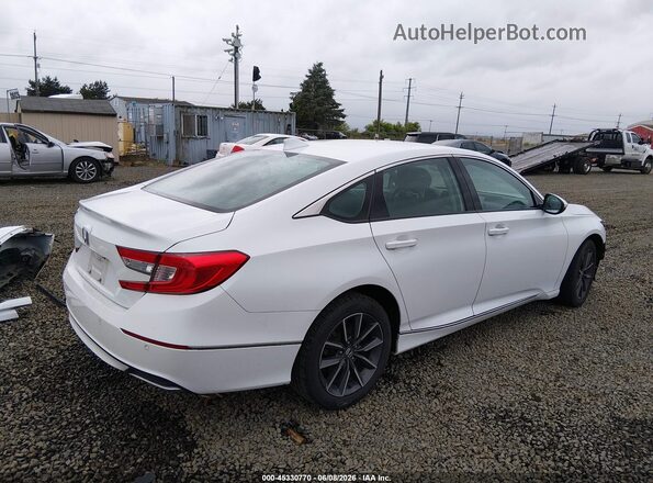 1HGCV1F52MA064274 2021 HONDA ACCORD Белый Задняя правая четверть