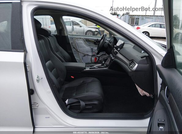 1HGCV1F52MA064274 2021 HONDA ACCORD Белый Вид салона спереди