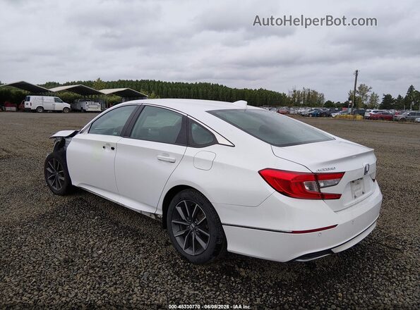 1HGCV1F52MA064274 2021 HONDA ACCORD Белый Задняя левая четверть