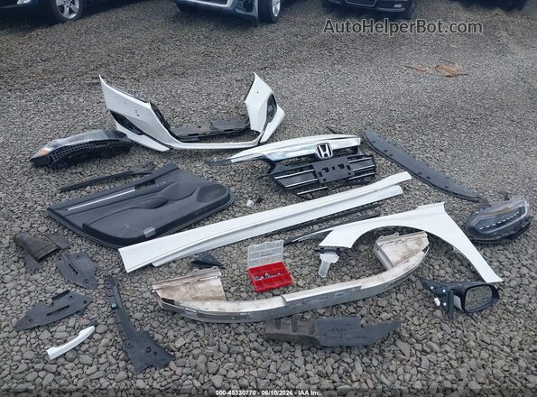 1HGCV1F52MA064274 2021 HONDA ACCORD Белый Вид щитка приборов