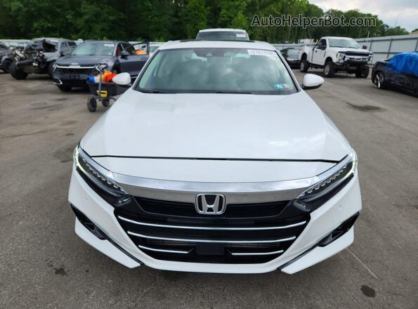 1HGCV1F52MA117779 2021 HONDA ACCORD White 