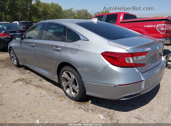 1HGCV1F53JA090037 2018 HONDA ACCORD Silver Trasero izquierdo