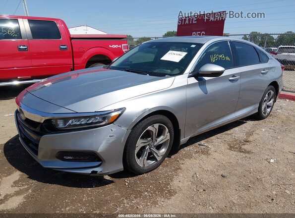 1HGCV1F53JA090037 2018 HONDA ACCORD Silver Vista tres cuartos delantera izquierda