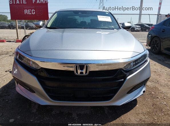 1HGCV1F53JA090037 2018 HONDA ACCORD Silver Vista del cuadro de instrumentos